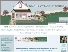 Tablet Screenshot of beachcottagestitchers.com